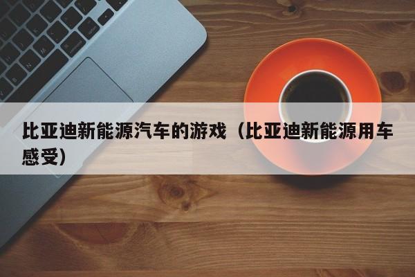 比亚迪新能源汽车的游戏（比亚迪新能源用车感受）